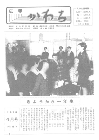 1973年4月号の表紙