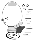 走る（白黒）
