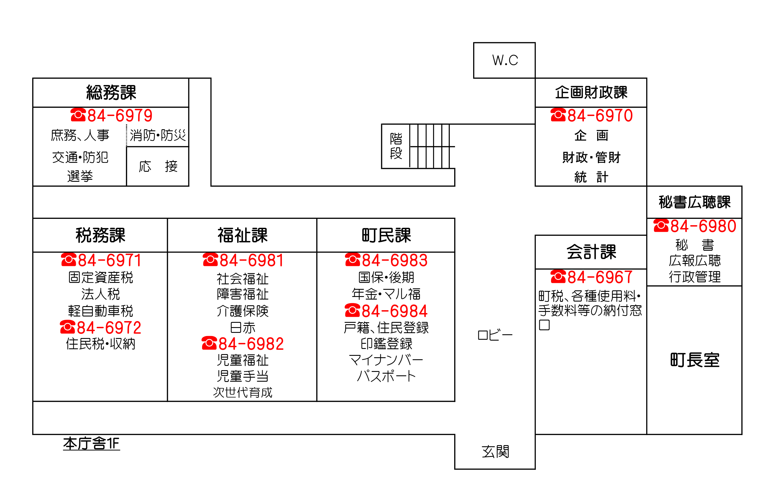 本庁舎1F