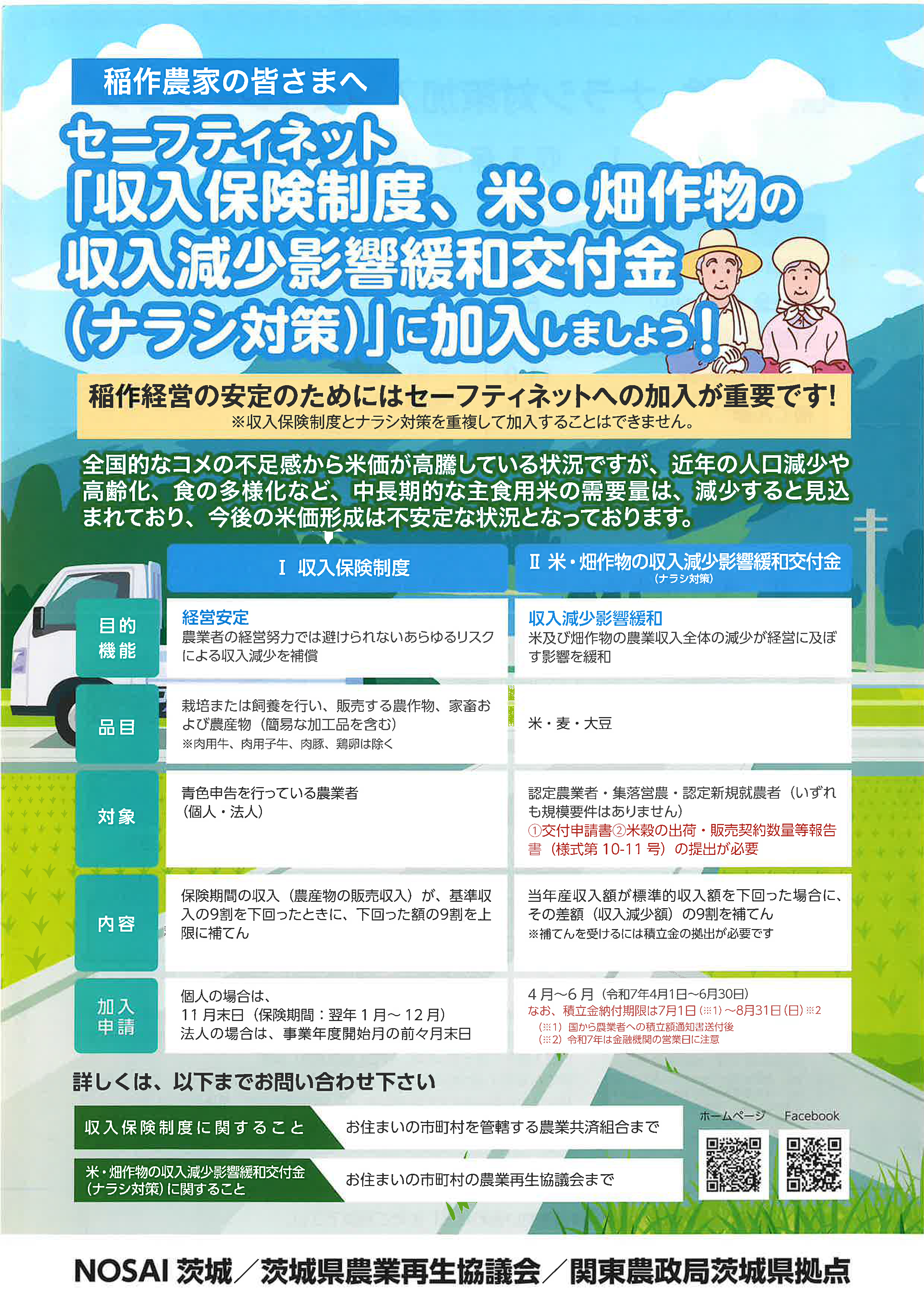 セーフティーネットに加入しましょう！1