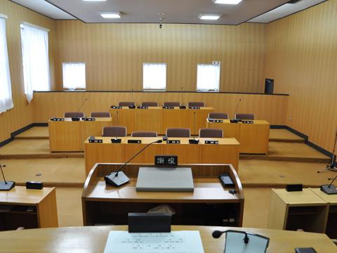 河内町役場議場01
